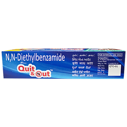 Dr. Morepen Quit & Out Mosquito Repellent Cream, 50 g  