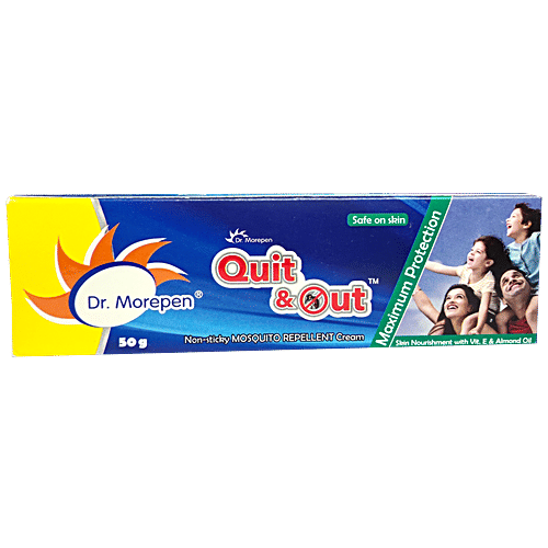 Dr. Morepen Quit & Out Mosquito Repellent Cream, 50 g  
