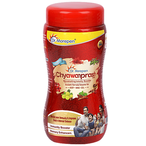 Dr. Morepen Chyawanprash For Kids & Adults - Ayurvedic Immunity Booster, 500 g  