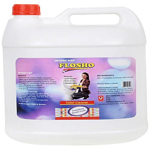 Buy Intercorp FLOSHO Toilet Cleaner Jumbo Saver Pack Online at Best