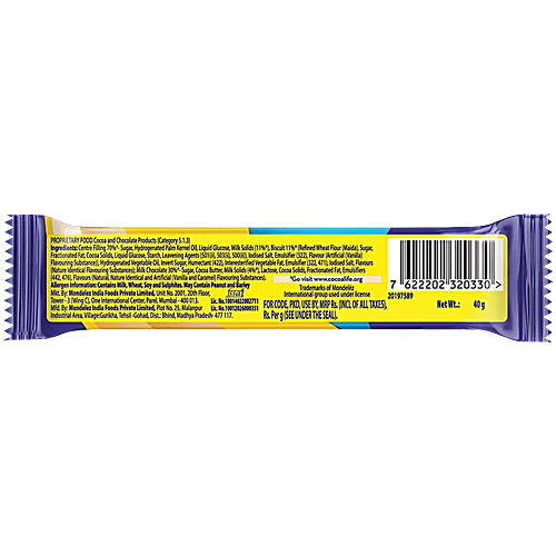 Cadbury 5 Star Oreo Centre Filled Chocolate Bar, 40 g