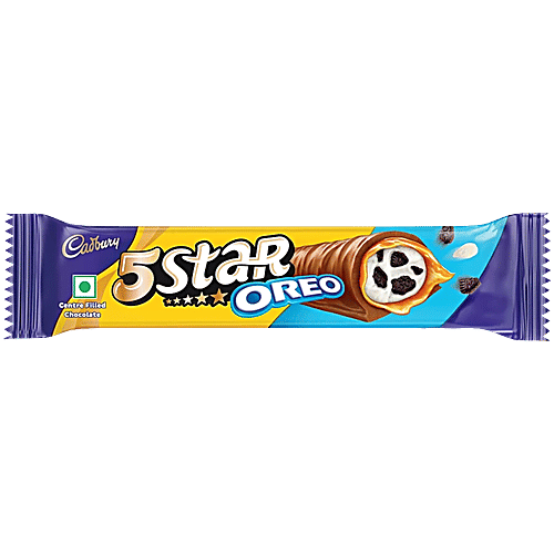 Cadbury 5 Star Oreo Centre Filled Chocolate Bar, 40 g