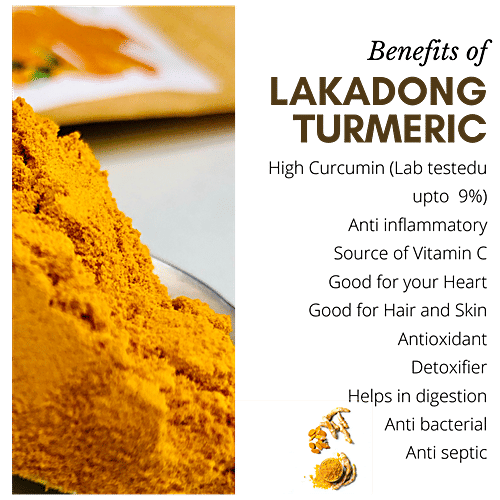 Rooted Peepul Pure Lakadong Turmeric, 100 g kraft paper Pouch 