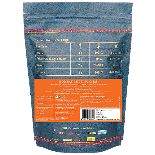 TGL Co. Bombay Cutting Chai Premium Chai Tea, 100 g  