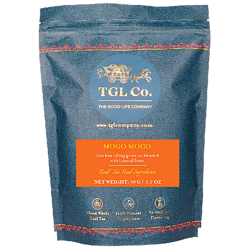 TGL Co. Mogo Mogo Fruit Green Tea Make Brew Iced Tea or Hot Tea, 50 g  