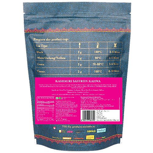 TGL Co. Kashmiri Kahwa Green Tea, 50 g  