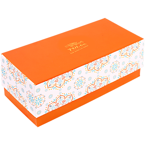 TGL Co. Crafted Celebrations Assorted Tea Gift Box, 30 g (2N x 15 g + 1 Tea Infuser) 