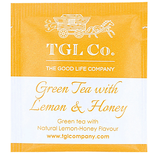 TGL Co. Green Tea Lemon & Honey Green Tea, 37.5 g (25 Bags x 1.5 g each) 