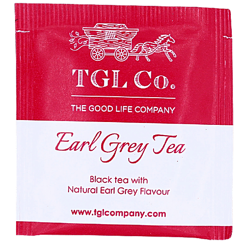 TGL Co. Earl Grey Black Tea Bags, 37.5 g (25 Bags x 1.5 g each) 