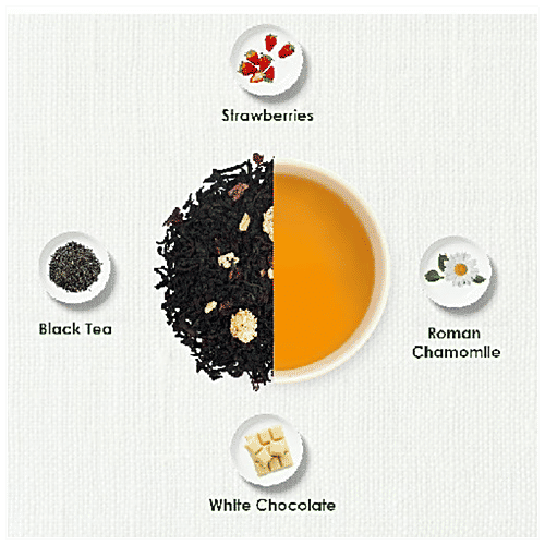 TGL Co. Strawberry Aloe White Tea Bags Make Brew Iced Tea or Hot Tea, 32 g (16 Bags x 2 g each) 