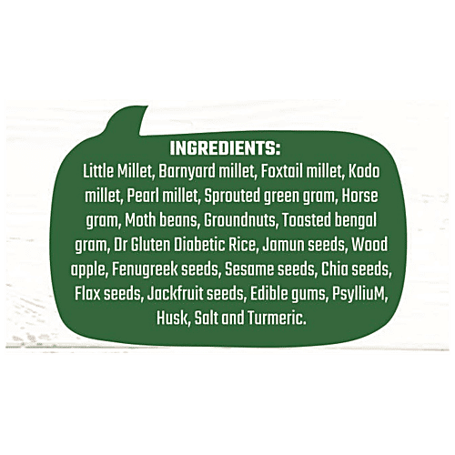 Dr.Gluten Multigrain Diabetic Flour - Gluten Free & Low Glycemic Index, 750 g