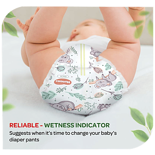 Huggies Nature Care Baby Diaper Pants - With 100% Organic Cotton, For Delicate Skin, Large, 17 pcs