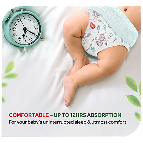 Huggies Nature Care Pants for Babies, Small (S) Size Baby Diaper Pants,Nature's gentle protection with 100% organic cotton, Small Size, 164 pcs