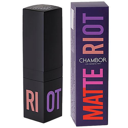 CHAMBOR Matte Riot, 4.5 g # 201- Rocket Rouge 