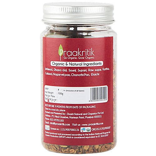Praakritik Natural Pan Mukhwas - Digestive Aid, 100 g  