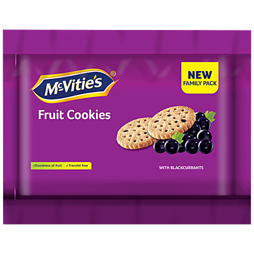 Mcvities Fruit Cookies - Family Pack, 600 g  