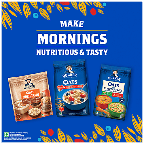 Buy Quaker Oats Breakfast Cereals With Flavour Mix, Nutritious, Rich Source Of Energy Online
