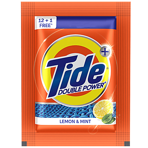 Buy Tide Plus Double Powder Detergent Powder Lemon & Mint Online at