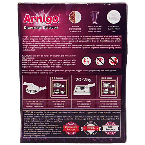 Buy ARNIGO Dishwasher Detergent Lemon Fragrance Online at Best Price