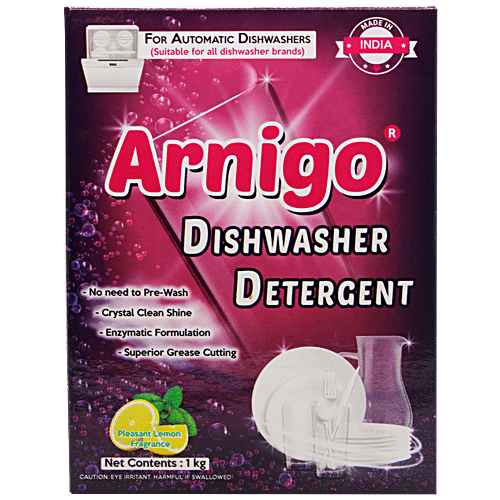 ARNIGO Dishwasher Detergent - Lemon Fragrance, 1 Kg  