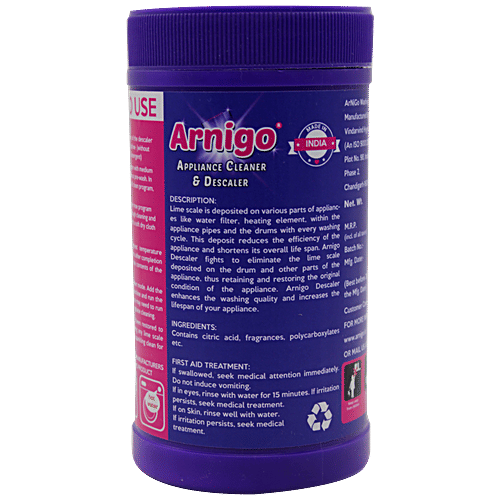 Buy ARNIGO Dishwasher Cleaner & Descaler Removes Lime Scale & Mineral