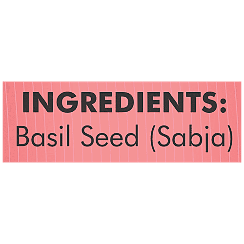 Health 1st Basil Seed - Sabja, 200 g Pouch 