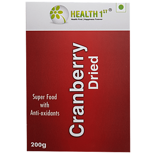 Health 1st Cranberry Dried, 200 g Pouch 
