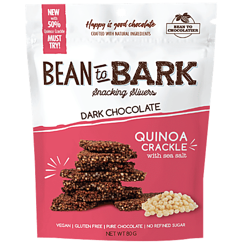 Bean To Bark Quinoa Crackle, 80 g Pouch 