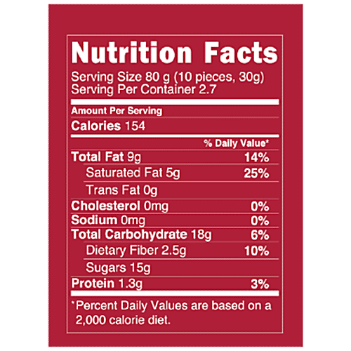 Bean To Berries Cranberry, 80 g Box 