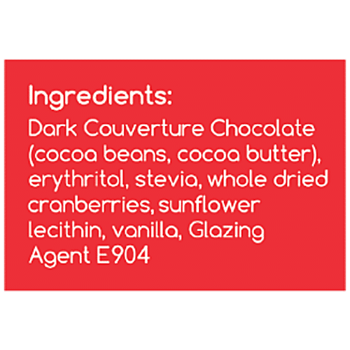 Bean To Berries Sugarfree Cranberry, 80 g Box 