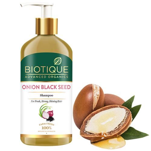 Buy BIOTIQUE Hair Shampoo - Onion Black Seed, For Fresh, Strong ...