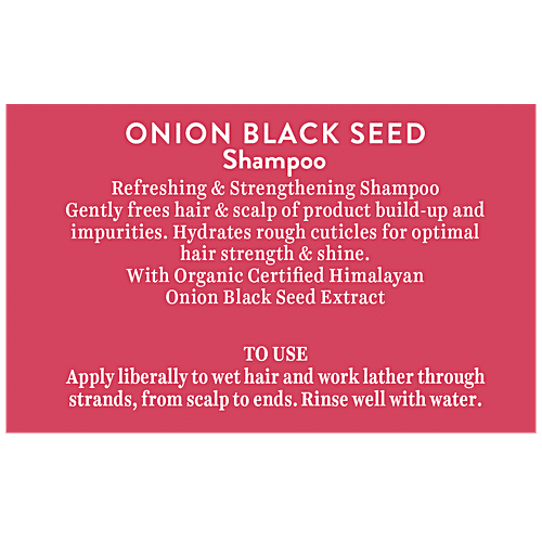 BIOTIQUE Advanced Organics Onion Black Seed Shampoo, 300 ml  Farm Fresh 100% Botanical Extracts