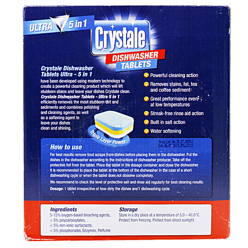 Buy Crystale Dishwasher Tablets Online at Best Price bigbasket