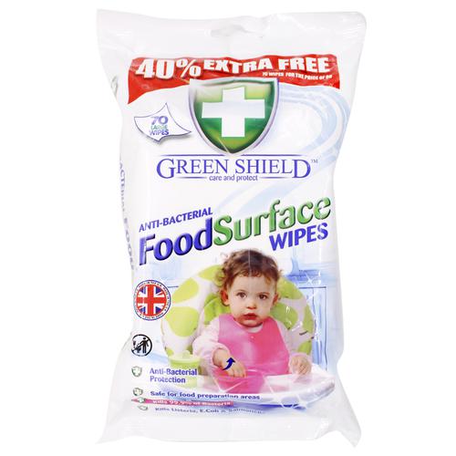 Green Shield Quick Drying Glass & Window Surface Wipes 70 stk
