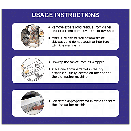 Buy Fortune Dishwasher Tablet Online at Best Price of Rs 440 bigbasket