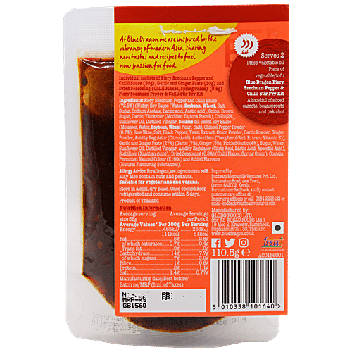 Buy Blue Dragon Fiery Szechuan Pepper & Chilli Stir Fry Online at Best Price of Rs 275 bigbasket