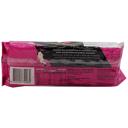 Buy Fantastic Rice Crackers Salt & Vinegar Online at Best Price of Rs