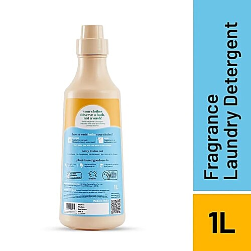 Born Good Plant Based Japanese Cypress Fragrance Liquid Detergent | Baby & Pet Safe, 1 L Bottle