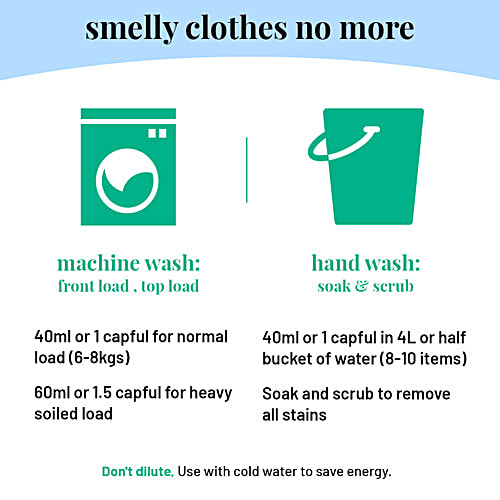 Born Good Plant Based Anti Microbial Liquid Detergent | Baby Safe, 1 L Refill Pack Plant Based
 Anti-Microbial