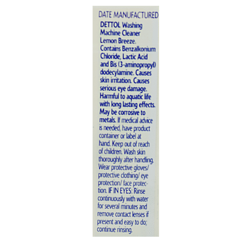 Buy Dettol Washing Machine Cleaner Lemon, Imported Online at Best