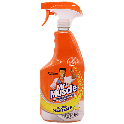 Mr. Muscle Kitchen Cleaner - With Advanced Power, Fights Tough stains & Grease, Lemon Fragrance, 750 ml  