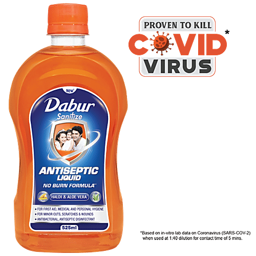 Dabur Sanitize - Antiseptic Liquid, 525 ml  