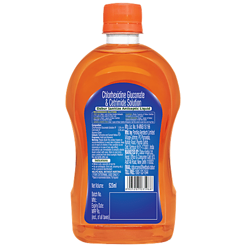 Dabur Sanitize - Antiseptic Liquid, 525 ml  