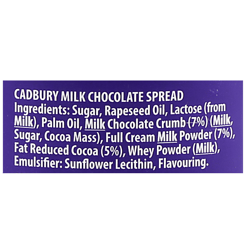 Cadbury Milk Chocolate Spread, 400 g Bottle 