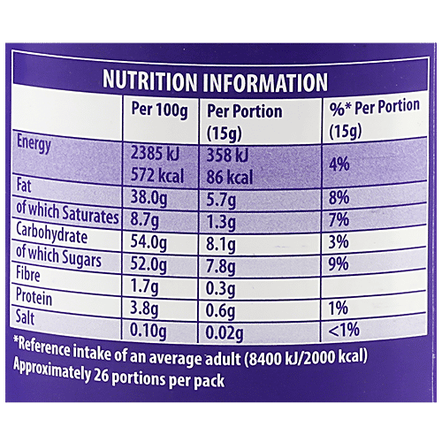 Cadbury Milk Chocolate Spread, 400 g Bottle 