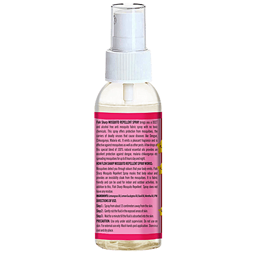 Buy Floh Sharp Mosquito Repellent Spray Lemongrass Oil Infused Online