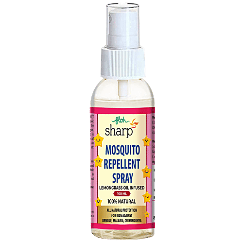 Buy Floh Sharp Mosquito Repellent Spray Lemongrass Oil Infused Online