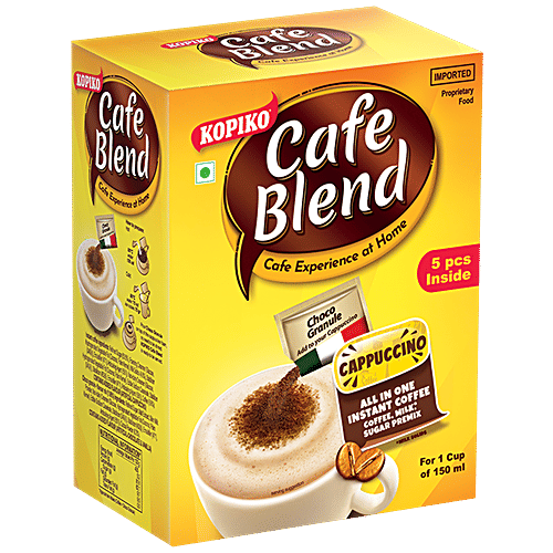 Buy Kopiko Cafe Blend Cappuccino All In 1 Premix Instant Coffee Online