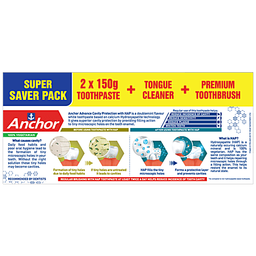 Anchor HAP Oral Care Kit, 150 g (Pack of 2) 