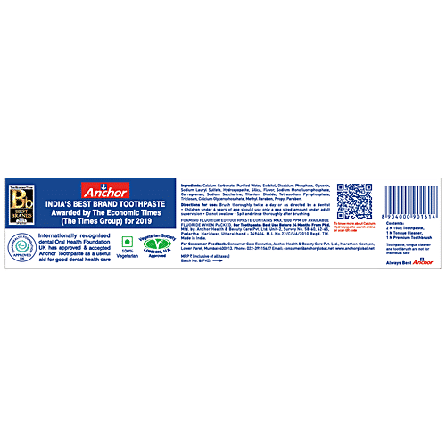 Anchor HAP Oral Care Kit, 150 g (Pack of 2) 